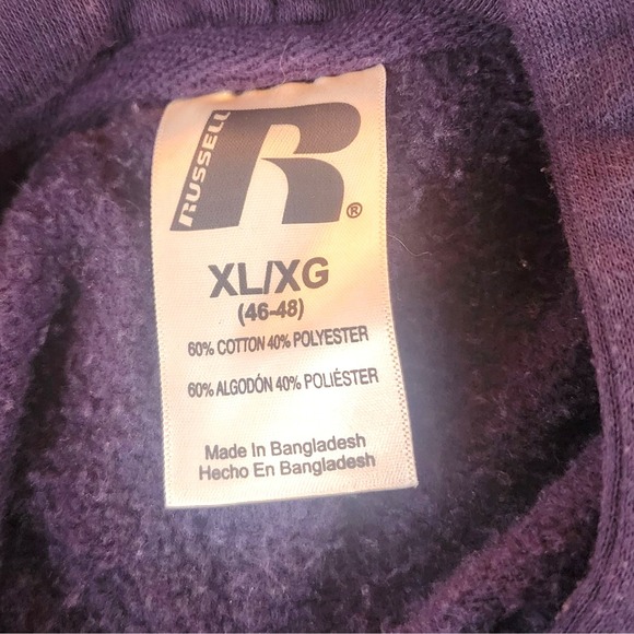 Auburn‎ Tigers Russell Athletic Pullover Hoodie Sweatshirt XL - Picture 3 of 5